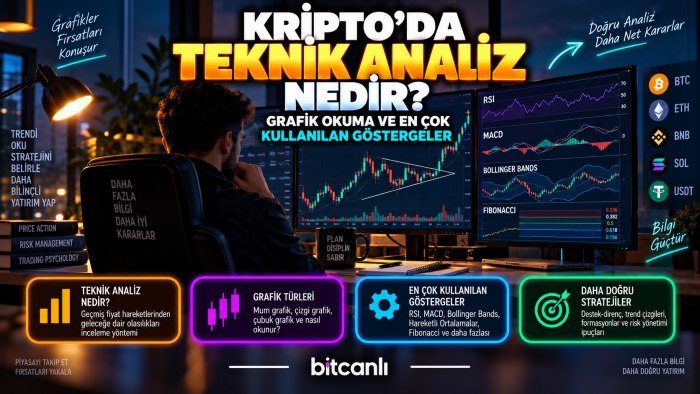 Kripto’da Teknik Analiz Nedir? Grafik Okuma ve En Çok Kullanılan Göstergeler